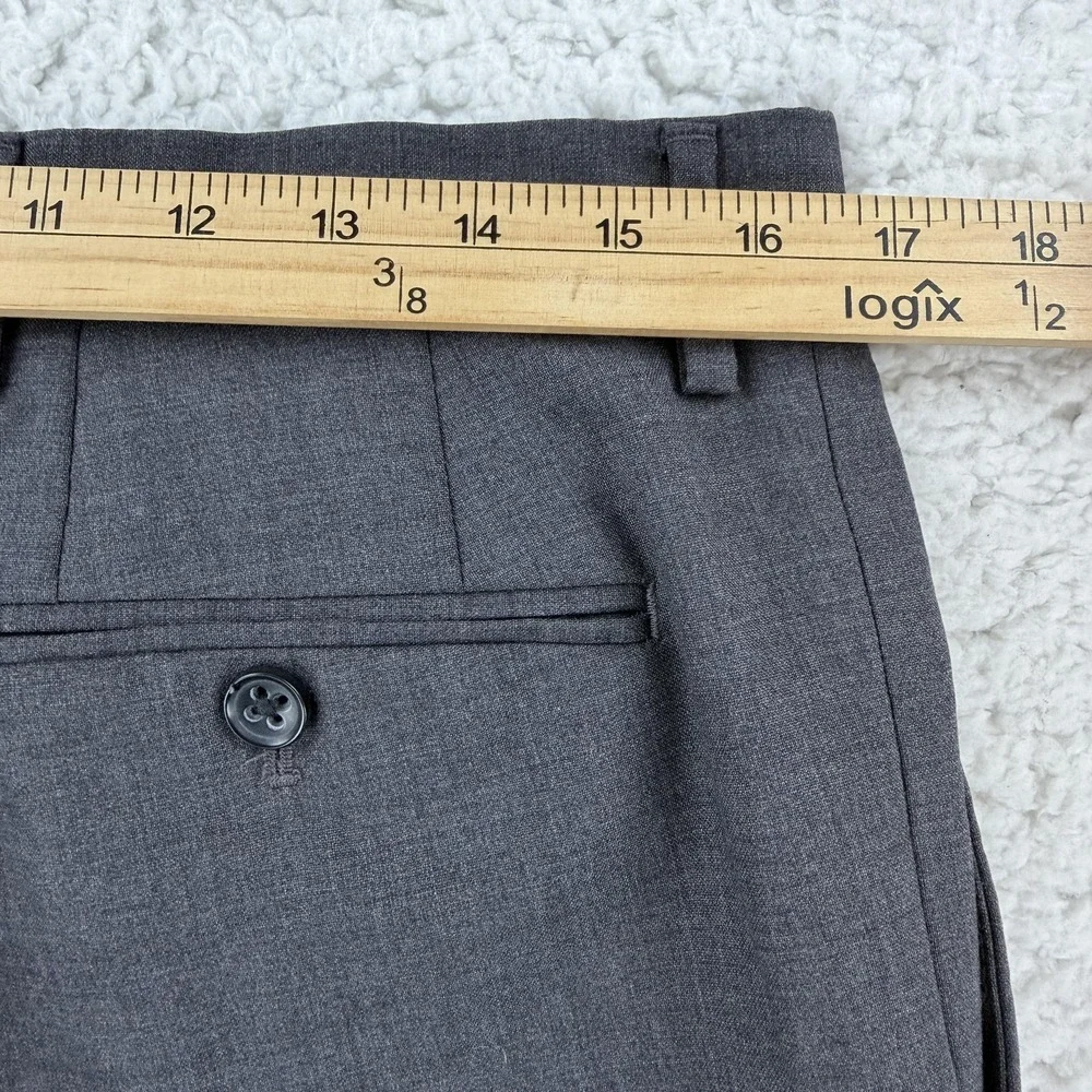 Banana Republic Dress Pants Mens 32x30 Gray Classic Fit Wool Lined Office Wear‎